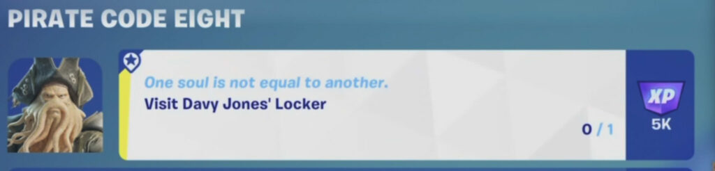Where is Davy Jones Locker in Fortnite